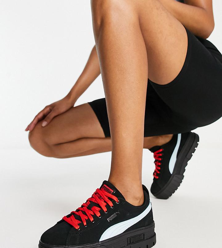 Puma X Dua Lipa Mayze Sd Sneakers In Black