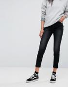 Liqour & Poker High Waisted Slim Mom Jean - Black