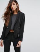 G-star Core Onimia Slim Collarless Blazer - Black