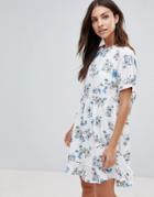 The English Factory Magnolia Print Dress - Multi