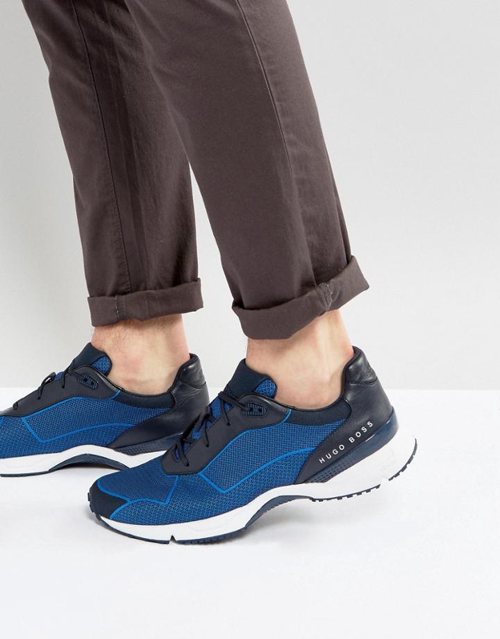 Boss Green By Hugo Boss Sneakers Navy - Blue