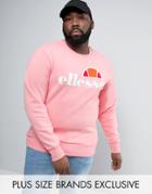 Ellesse Plus Sweatshirt With Classic Logo - Pink