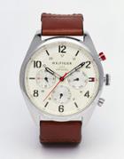Tommy Hilfiger Chronograph Watch In Brown - Brown