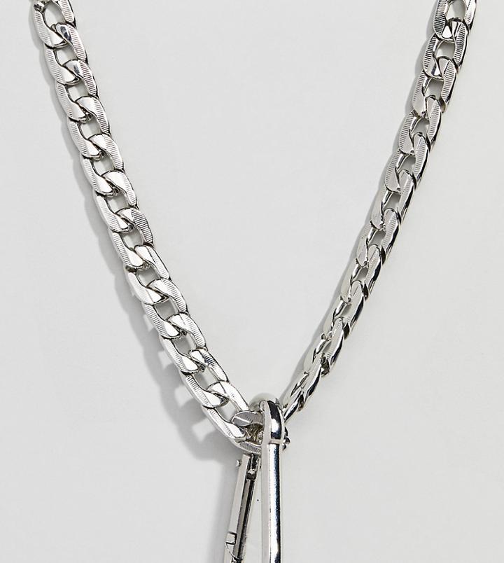 Uncommon Souls Clip Heavyweight Necklace - Silver