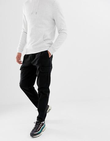 Fairplay Cargo Sweatpants In Black - Black