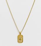 Image Gang Gold Filled Virgo Star Sign Pendant Necklace - Gold