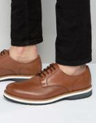 Kg Kurt Geiger Jessop Leather Derby Shoes - Tan
