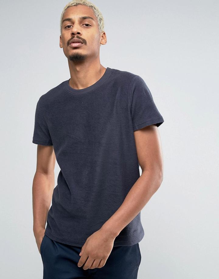 Adpt T-shirt With Crew Neck - Navy