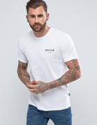 Nicce London T-shirt With Chest Logo In White - White