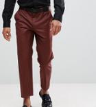 Heart & Dagger Tapered Cropped Pants - Brown