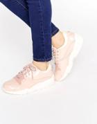 Puma R698 Trainers In Patent Nude - Pink