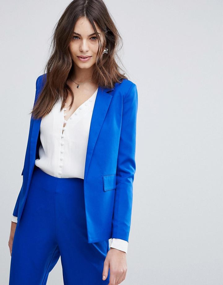 Fashion Union Tailored Blazer Co-ord - Blue