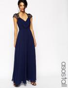 Asos Tall Kate Lace Maxi Dress - Navy $49.00
