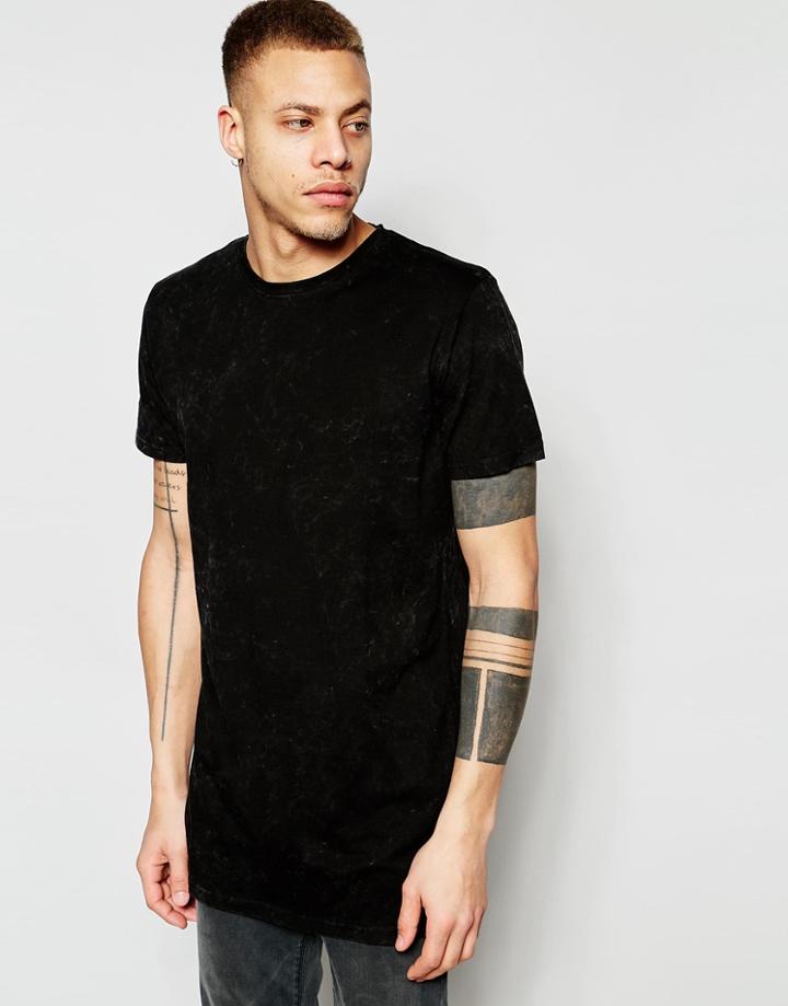 Adpt Oil Wash T-shirt - Black