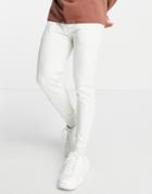 Asos 4505 Skinny Fit Sweatpants In Pale Green-white