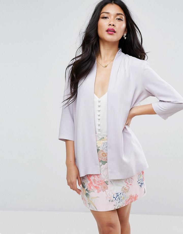 Asos Soft Chuck On Blazer - Multi
