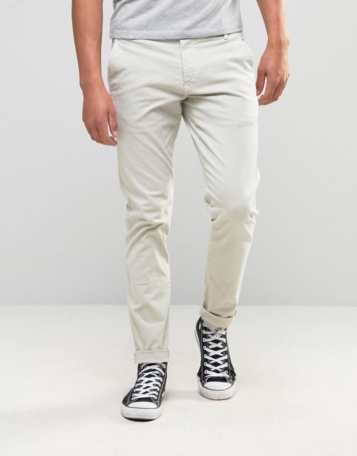 Selected Homme Skinny Fit Chino - Cream