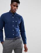 Abercrombie & Fitch Button Down Collar Slim Fit Oxford Shirt In Navy - Navy