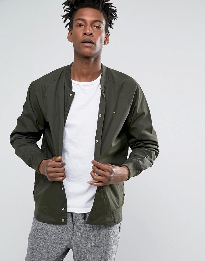 Farah Bellinger Bomber Jacket - Green