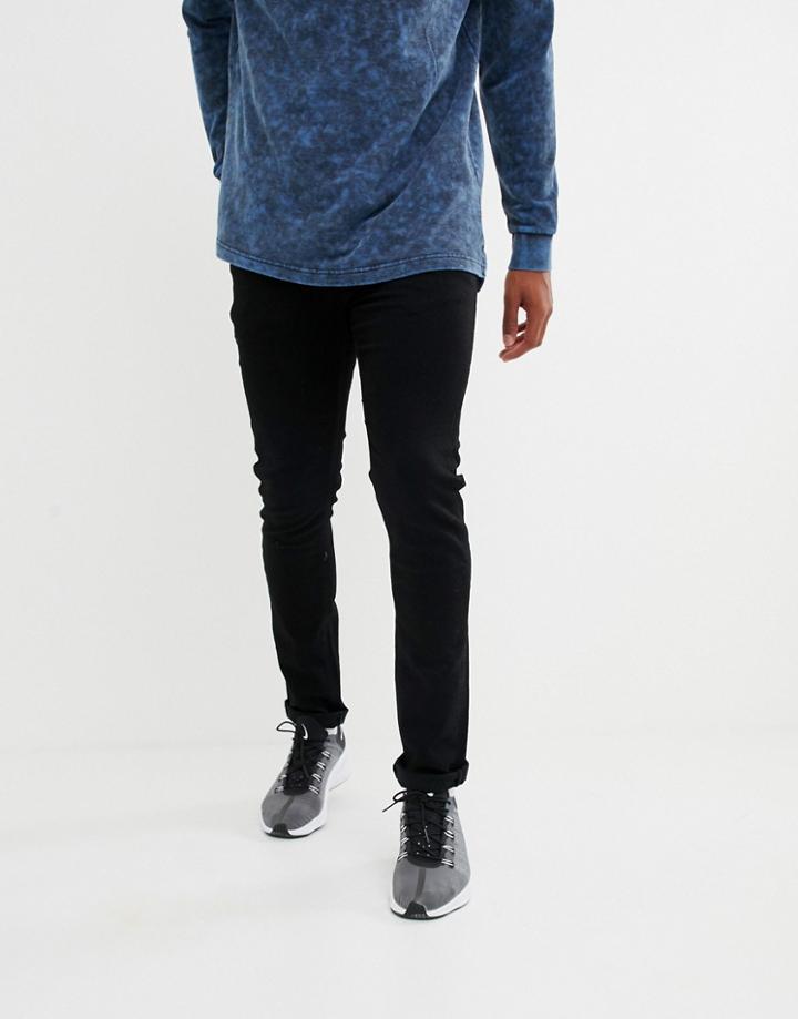Voi Jeans Skinny Jeans In Black - Black