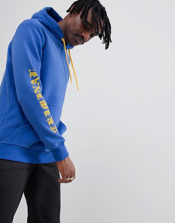 Criminal Damage Rider Hoodie - Blue