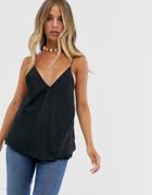 Free People One I Love Satin Cami-black