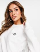 Adidas Originals Essentials Sweatshirt In White