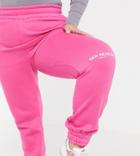 Public Desire Curve X Carms Relaxed Cuffed Sweatpants Co-ord-pink