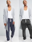 Asos Slim Jogger With Narrow Waistband & Cuffs 2 Pack Save - Multi