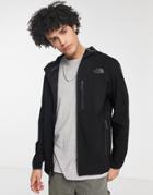 The North Face Nimble Hooded Fleece In Black