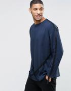 Asos Oversized Long Sleeve T-shirt With Strap Detail