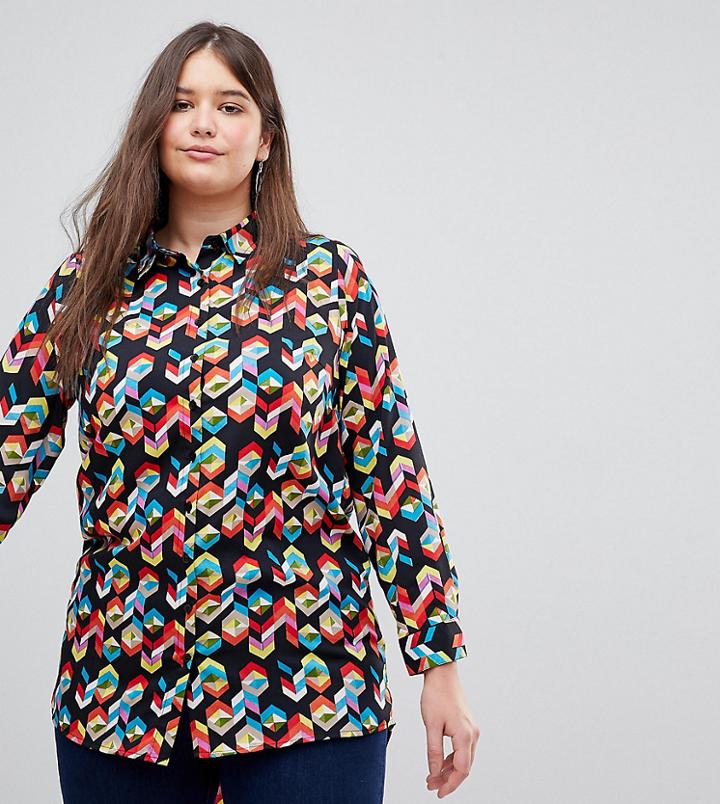 Koko Twist Back Floral Shirt - Multi