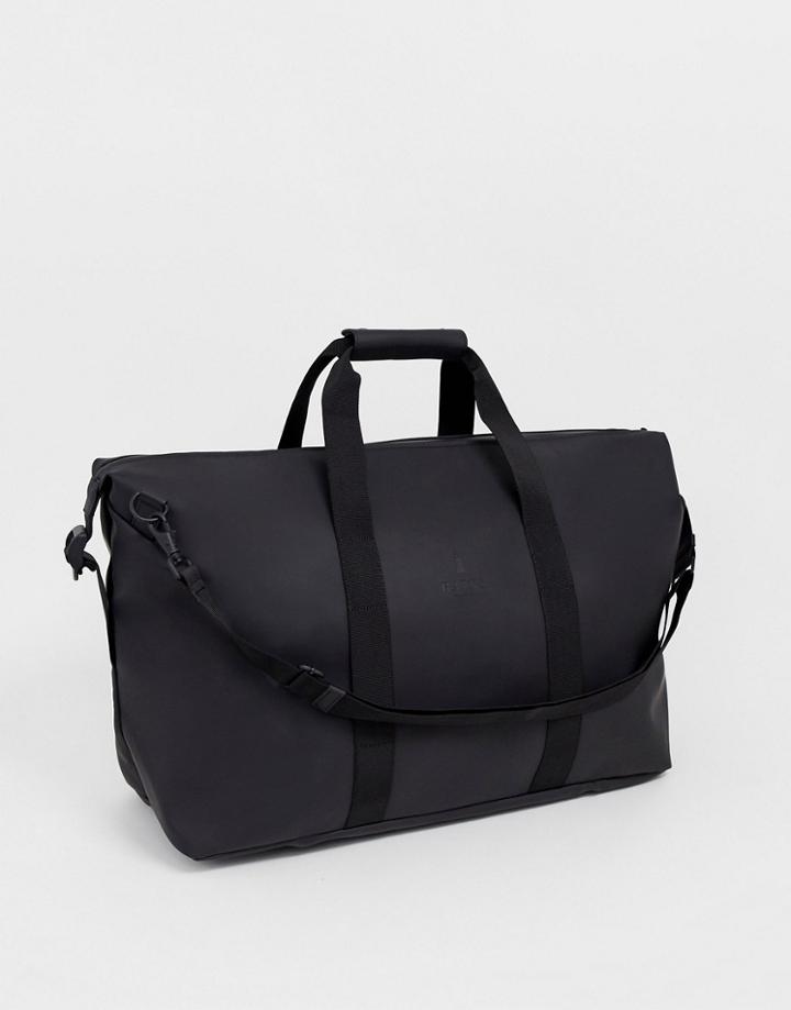 Rains 1320 Weekend Waterproof Duffel Bag In Black