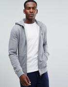 Lyle & Scott Logo Zip Through Hoodie Gray - Gray