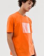 Love Moschino Rubber Logo T-shirt - Orange