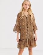 In Wear Tanya Leopard Print Dress