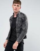 G-star Arc Zip Distressed 3d Slim Jacket - Gray