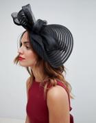 Coast Bow Hat Fascinator - Black