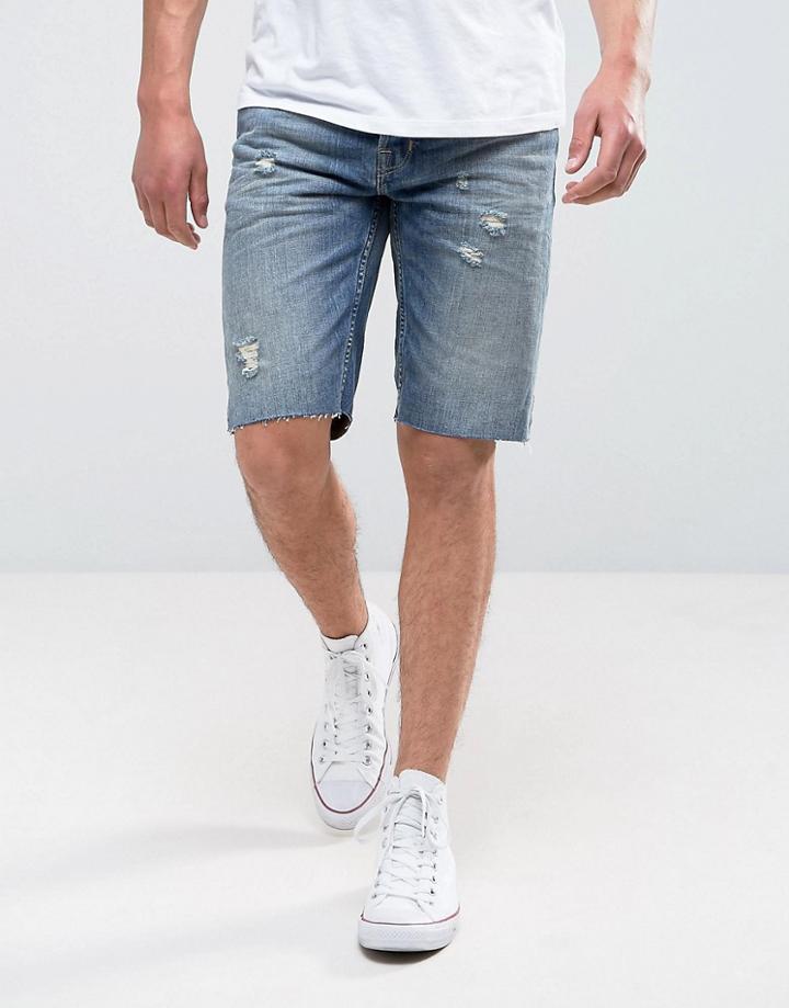 Allsaints Denim Short - Blue