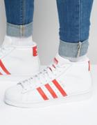 Adidas Originals Pro Model Sneakers In White S75928 - White