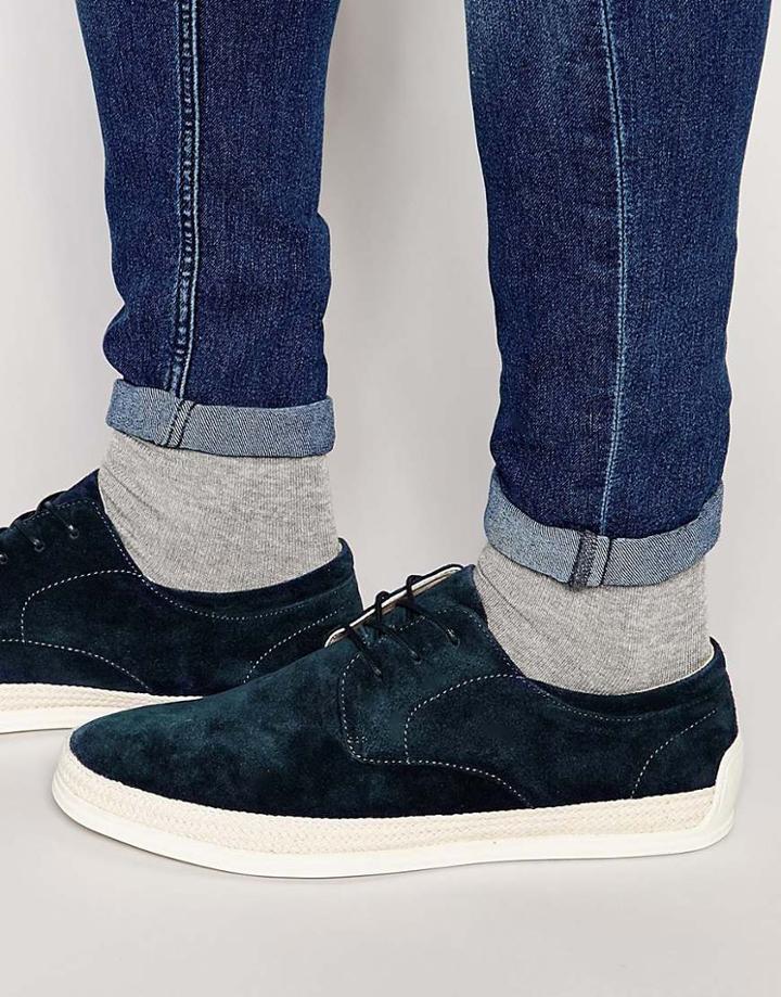 Aldo Lovelle Suede Shoes - Navy