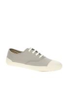 Fred Perry Laurel Wreath Wardour Twill Plimsolls - Gray