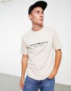 Parlez Byera Embroidered T-shirt In Ecru-white