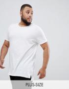 Lee T-shirt With Stepped Hem White - White