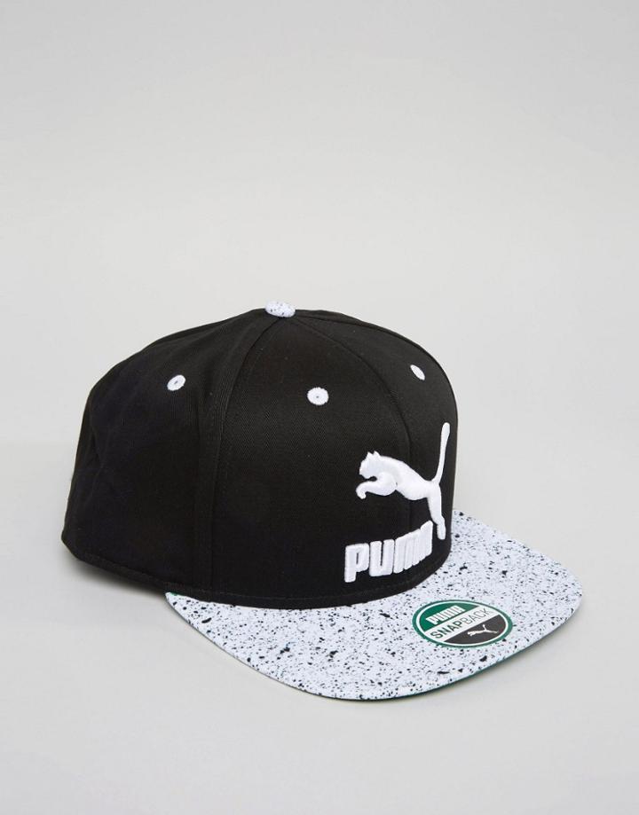 Puma Color Block Snapback Cap - Black