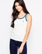 See By Chloe Anchor Tank With Contrast Trim - White