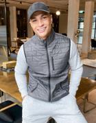Free Country Puffer Vest In Gray-grey
