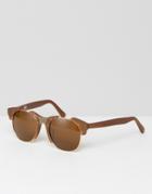 Markus Lupfer Sun Bronze Glitter Sunglasses With Tinted Lens - Copper