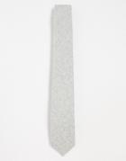 Gianni Feraud Plain Flannel Tie-gray