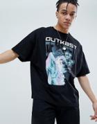 Asos Design Outkast Oversized Band T-shirt - Black